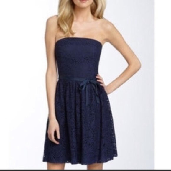 trina turk navy dress